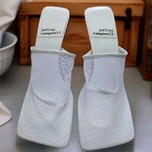 Jeffrey Campbell Marika Mesh Heels - SIZE US 10